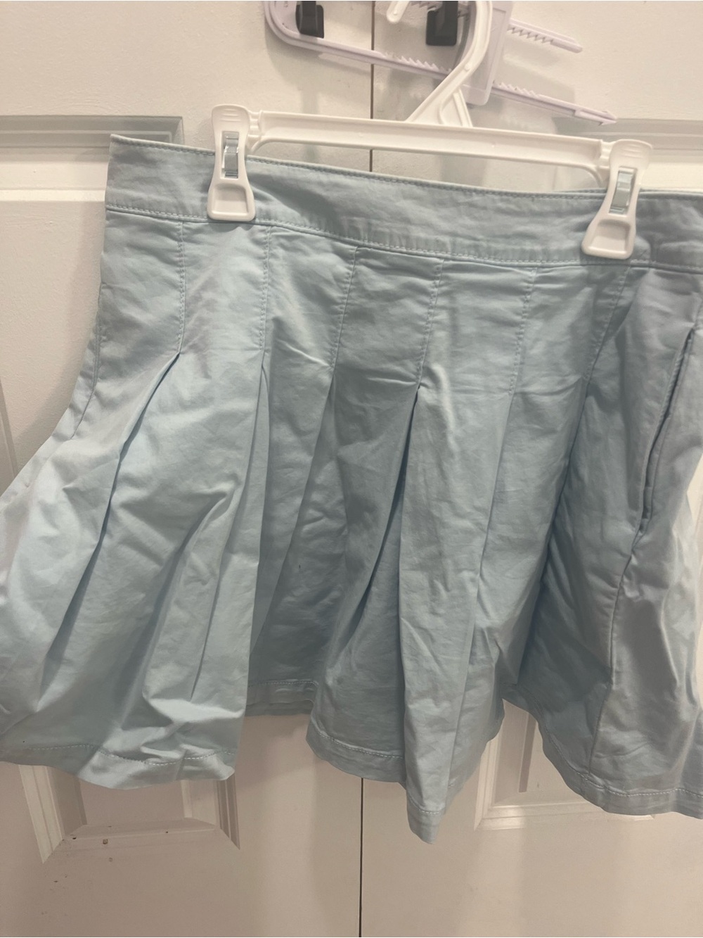American Eagle Outfitters Light Blue Pleated Skirt